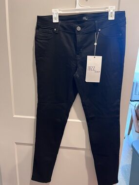1822 Denim Black Slim Stretch Jeans